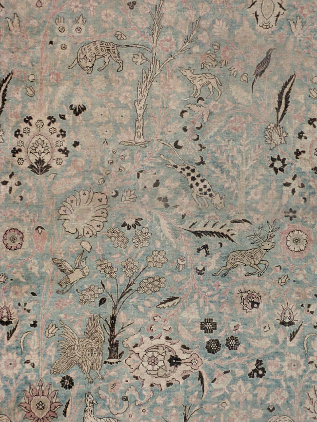 Antique Persian Tabriz Carpet, No.18846 - Gsblank