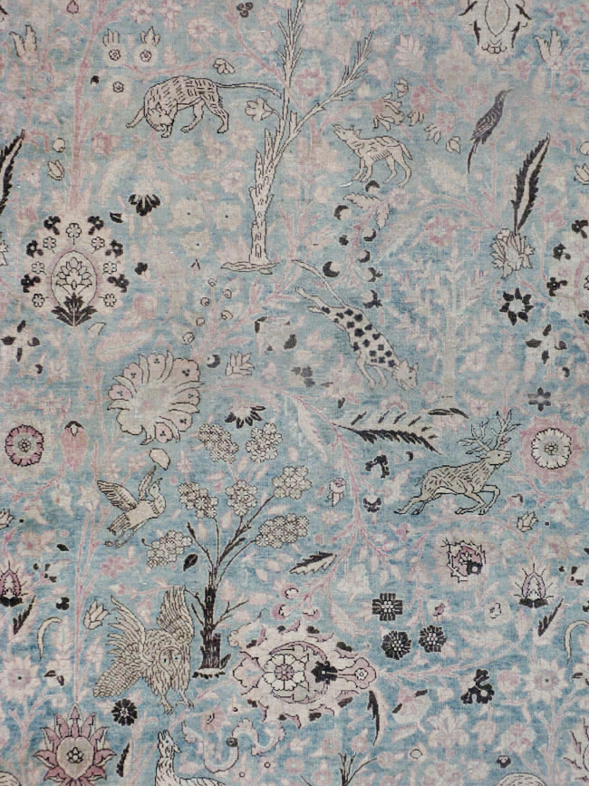 Antique Persian Tabriz Carpet, No.18846 - Gsblank