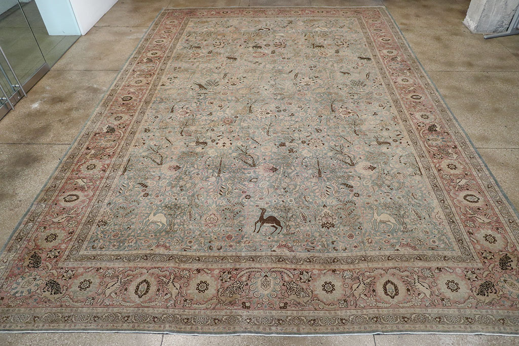 Antique Persian Tabriz Carpet, No.18846 - Gsblank