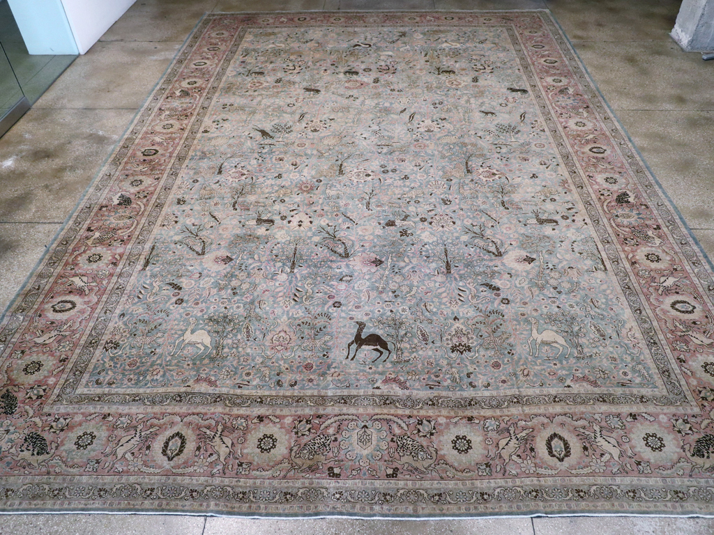 Antique Persian Tabriz Carpet, No.18846 - Gsblank