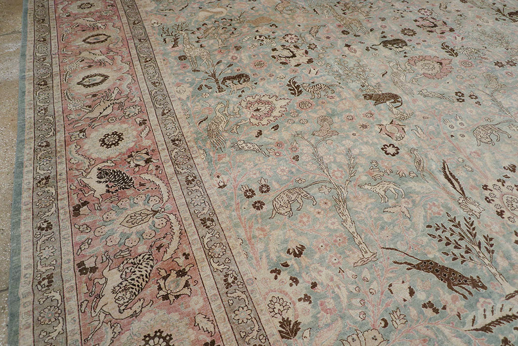 Antique Persian Tabriz Carpet, No.18846 - Gsblank