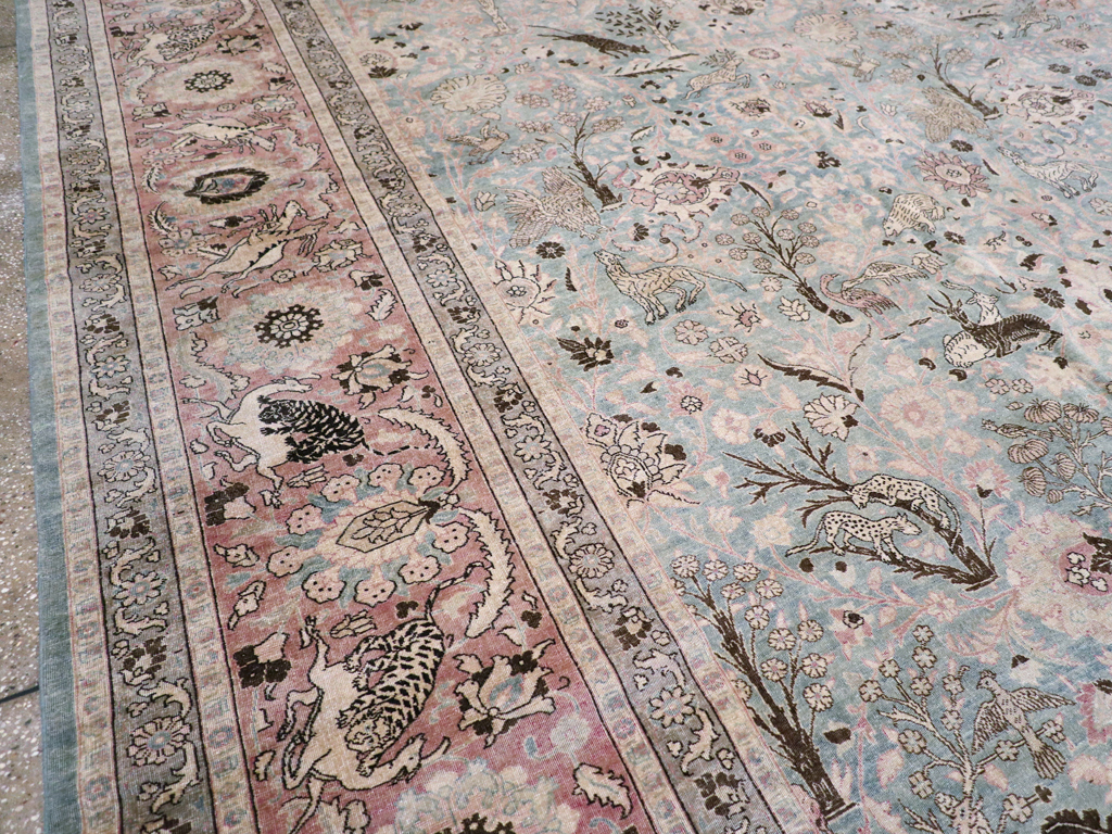 Antique Persian Tabriz Carpet, No.18846 - Gsblank