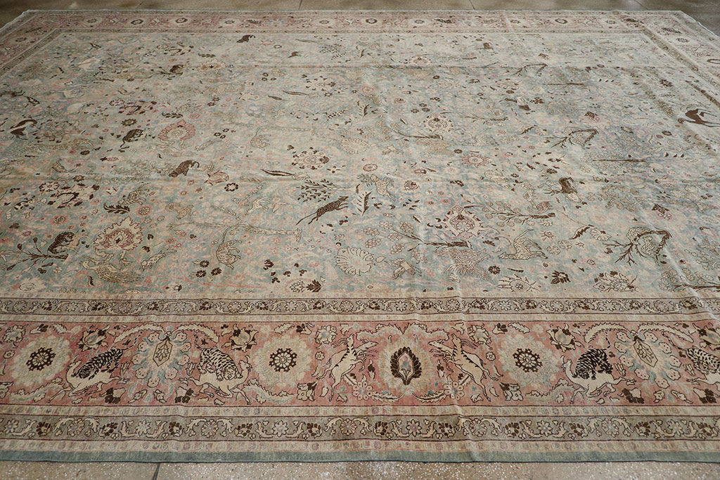 Antique Persian Tabriz Carpet, No.18846 - Gsblank