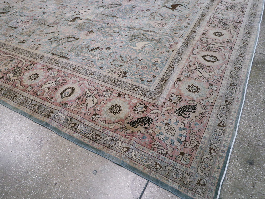 Antique Persian Tabriz Carpet, No.18846 - Gsblank