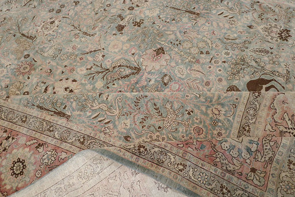 Antique Persian Tabriz Carpet, No.18846 - Gsblank