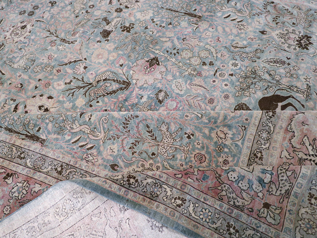 Antique Persian Tabriz Carpet, No.18846 - Gsblank