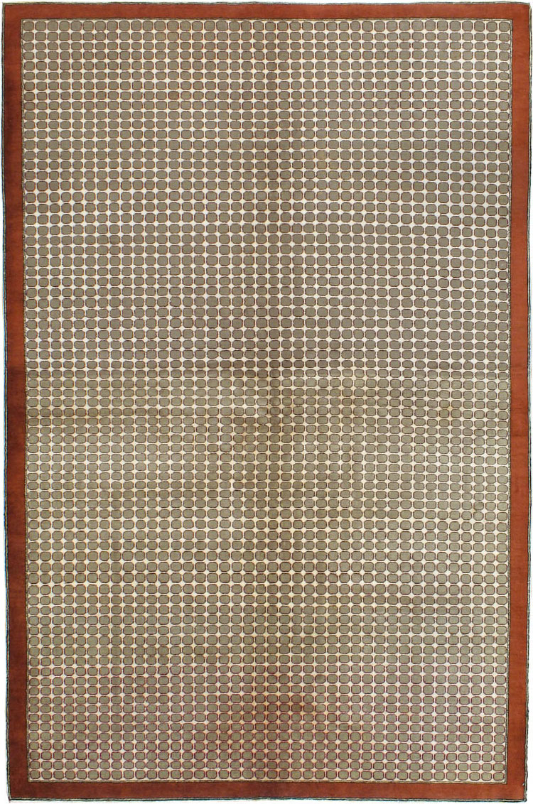 Vintage Anatolian Deco Carpet, No.18855 - Gsblank