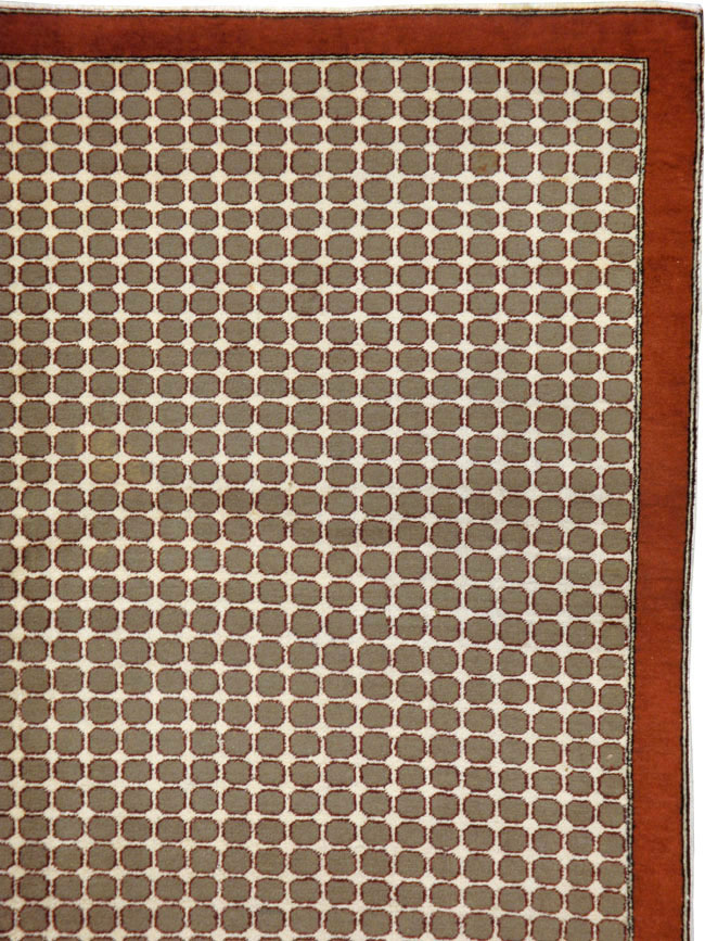 Vintage Anatolian Deco Carpet, No.18855 - Gsblank