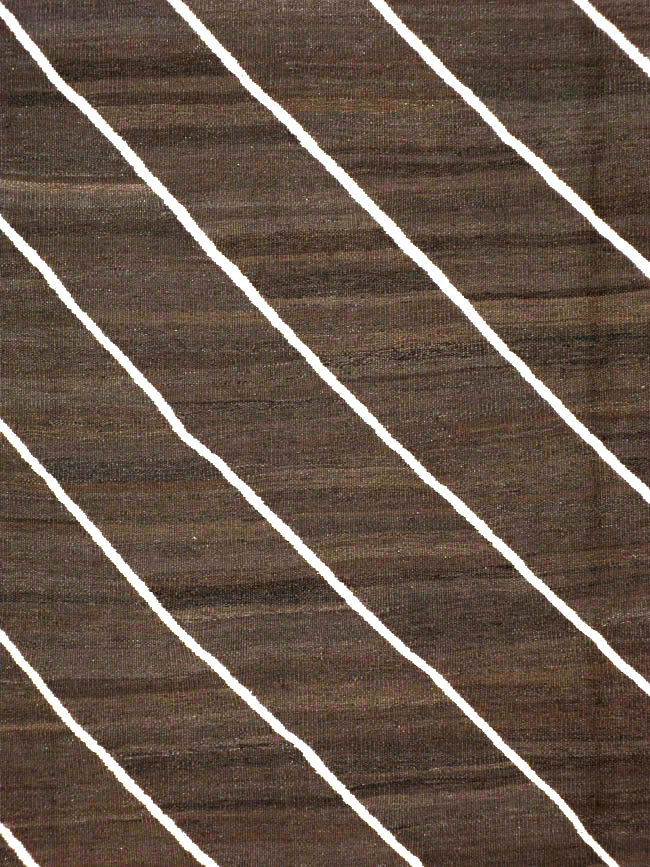 Vintage Persian Modernist Flatweave Kilim, No.18872 - Gsblank