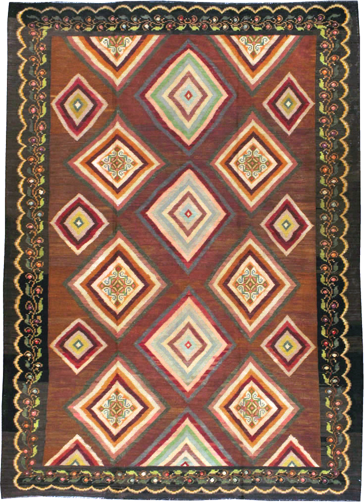 Vintage Turkish Flat-weave Kilim, No.18876 - Gsblank