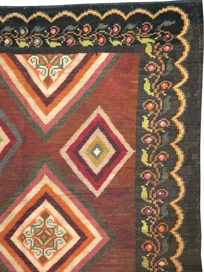Vintage Turkish Flat-weave Kilim, No.18876 - Gsblank
