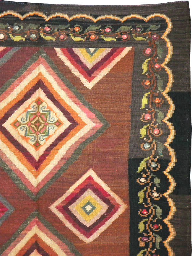 Vintage Turkish Flat-weave Kilim, No.18876 - Gsblank