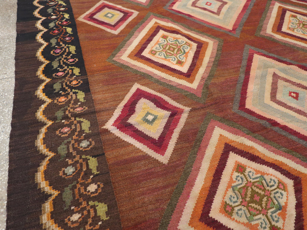 Vintage Turkish Flat-weave Kilim, No.18876 - Gsblank