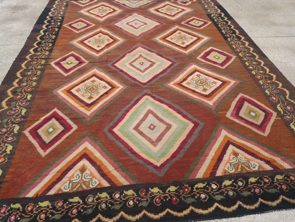 Vintage Turkish Flat-weave Kilim, No.18876 - Gsblank