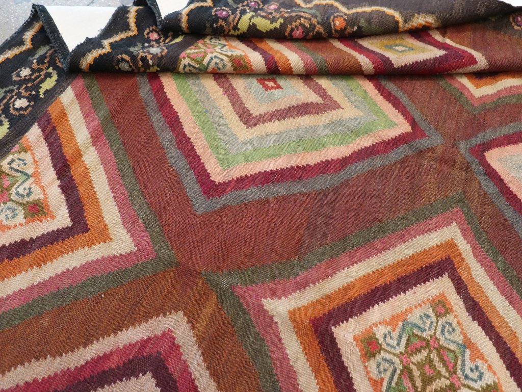 Vintage Turkish Flat-weave Kilim, No.18876 - Gsblank