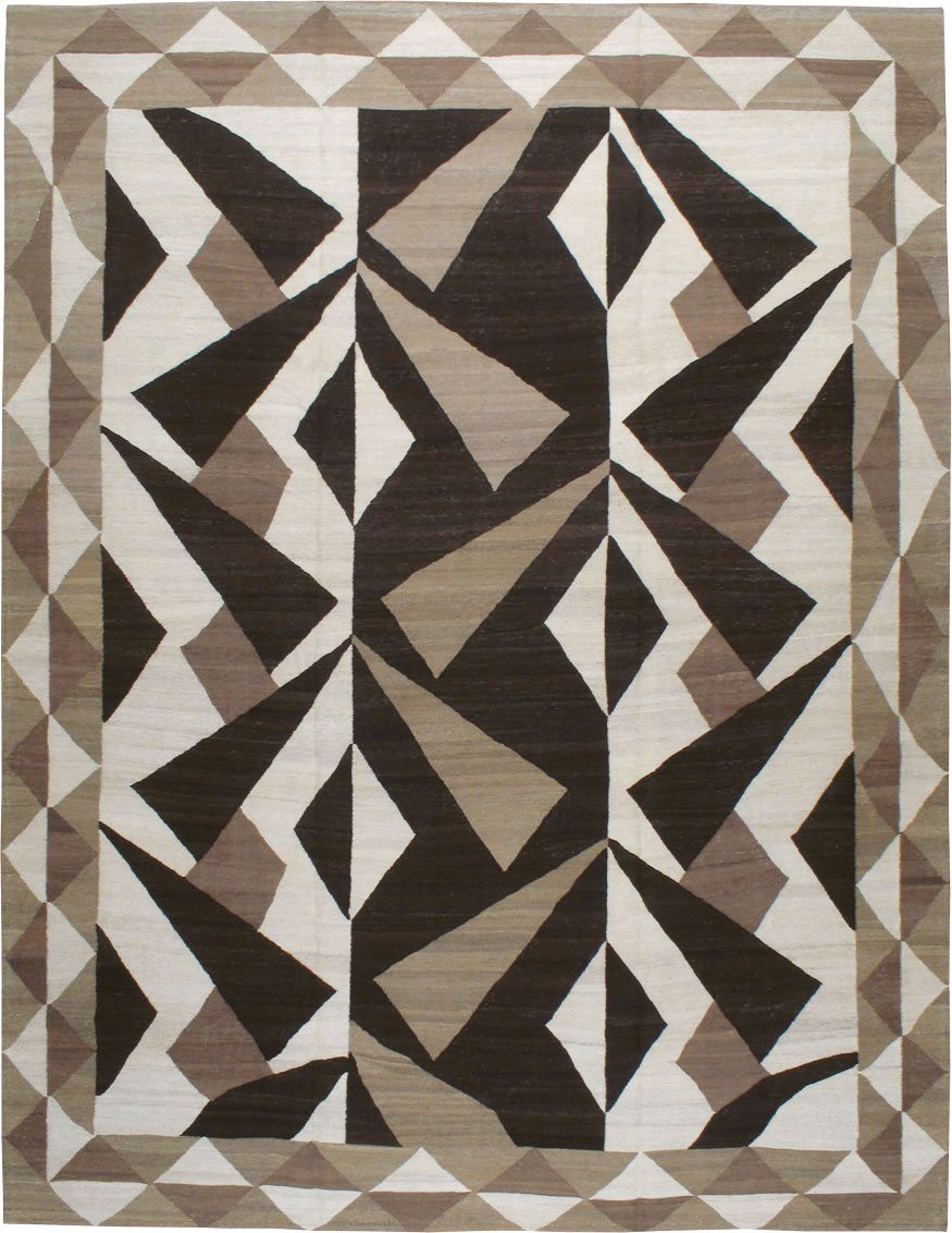 Vintage Persian Modernist Kilim, No.18890 - Gsblank