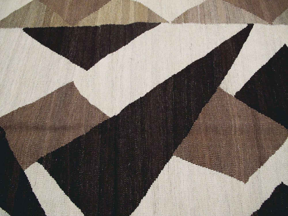 Vintage Persian Modernist Kilim, No.18890 - Gsblank