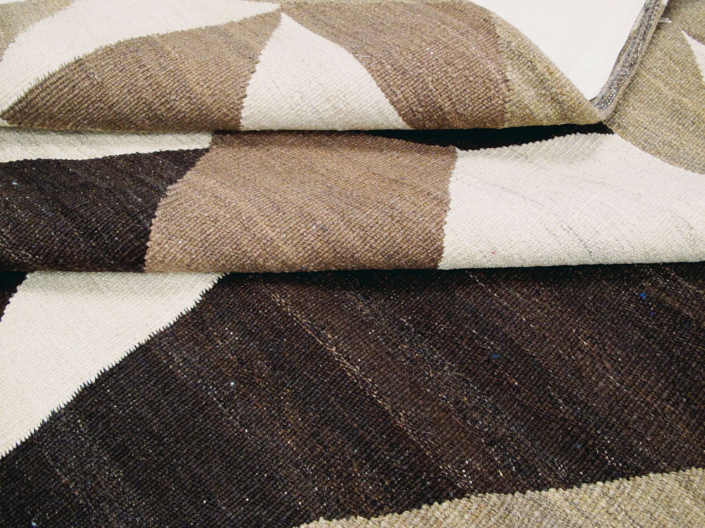 Vintage Persian Modernist Kilim, No.18890 - Gsblank