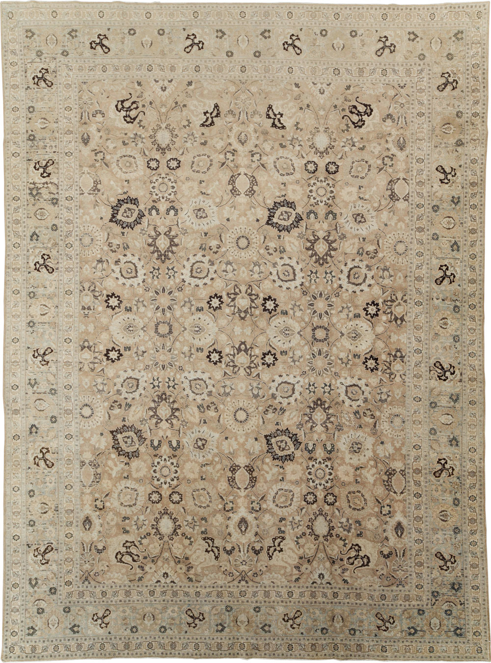 Antique Persian Tabriz Carpet, No.18906 - Gsblank