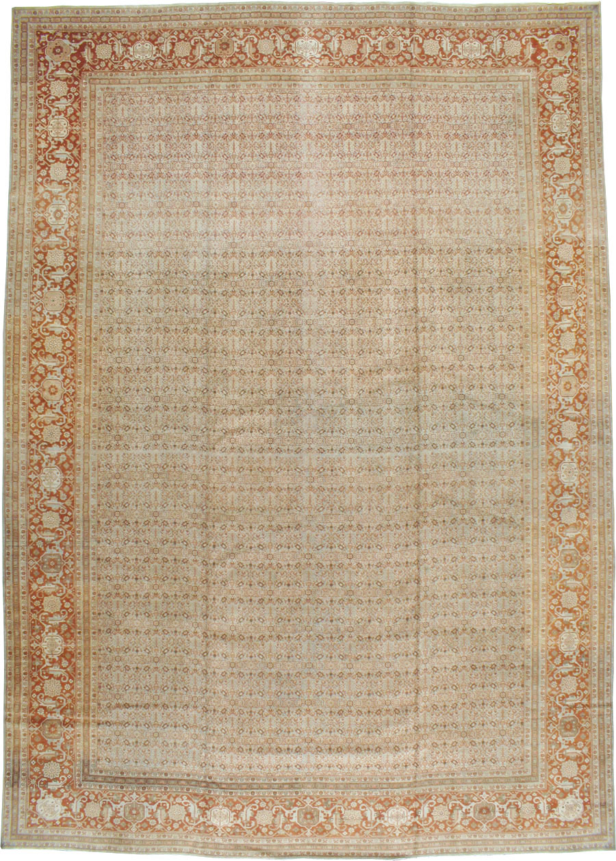 Antique Persian Tabriz Carpet, No.18911 - Gsblank