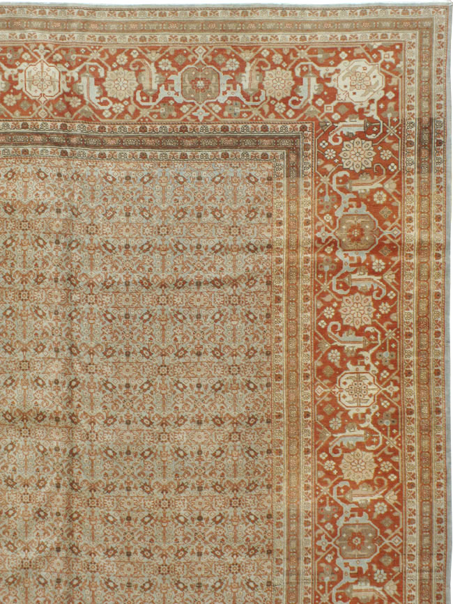Antique Persian Tabriz Carpet, No.18911 - Gsblank