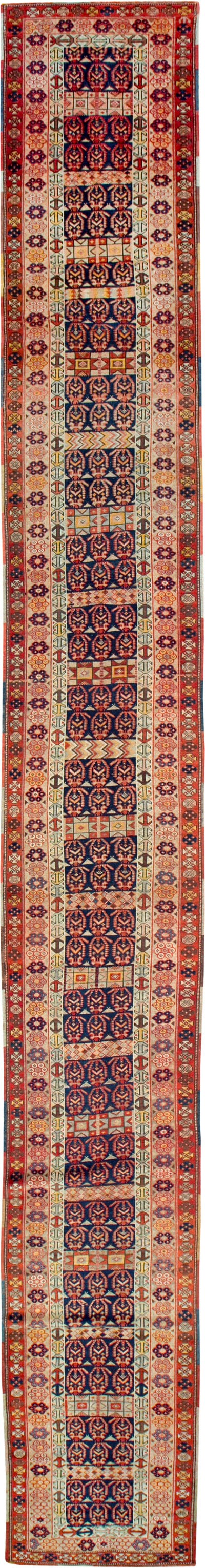 Antique Persian Northwest Long Runner, No.18912 - Gsblank