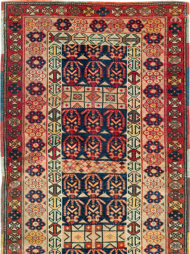 Antique Persian Northwest Long Runner, No.18912 - Gsblank