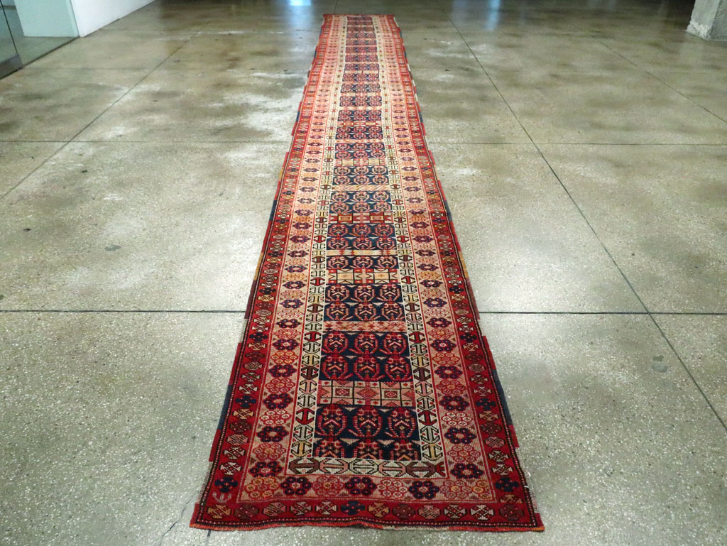 Antique Persian Northwest Long Runner, No.18912 - Gsblank