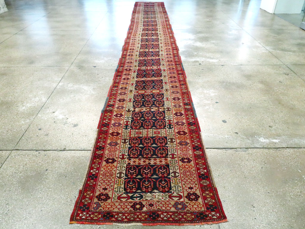 Antique Persian Northwest Long Runner, No.18912 - Gsblank