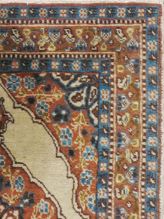 Antique Persian Tabriz Hagi Jalili Rug, No.18913 - Gsblank