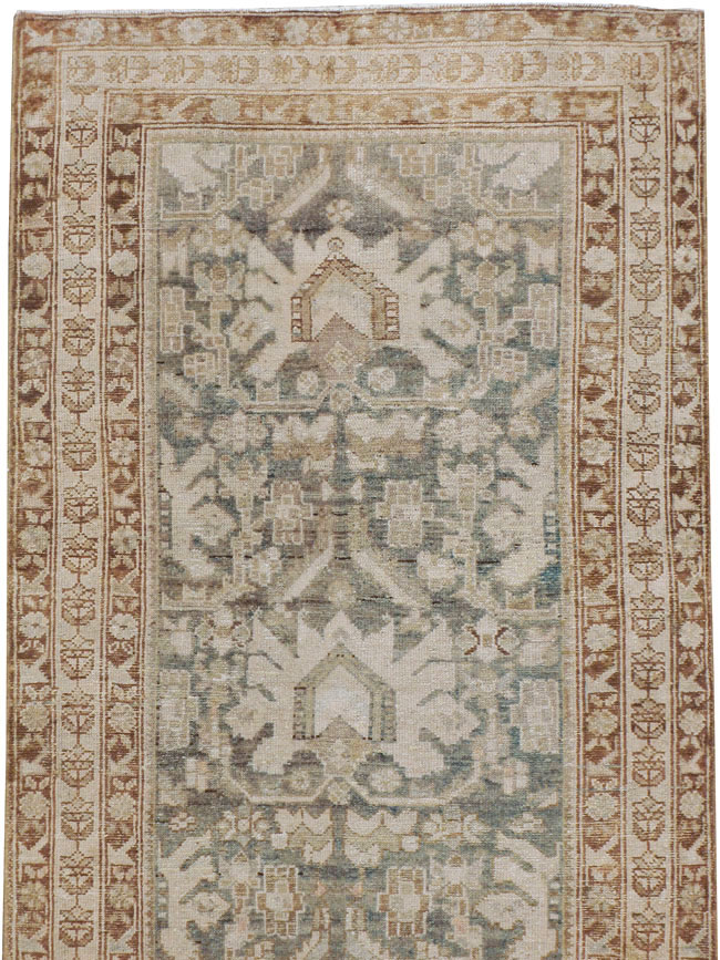 Vintage Persian Malayer Runner, No.18938 - Gsblank