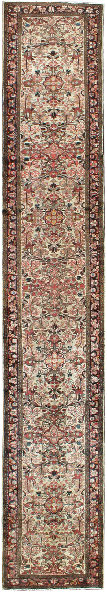 Vintage Persian Lilihan Runner, No.18939 - Gsblank