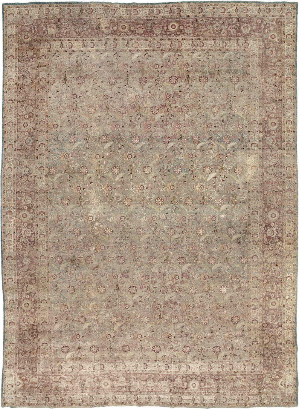 Antique Persian Mashad Carpet, No.18952 - Gsblank