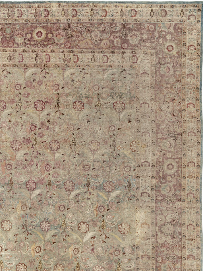 Antique Persian Mashad Carpet, No.18952 - Gsblank