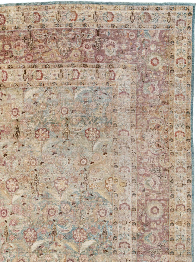 Antique Persian Mashad Carpet, No.18952 - Gsblank