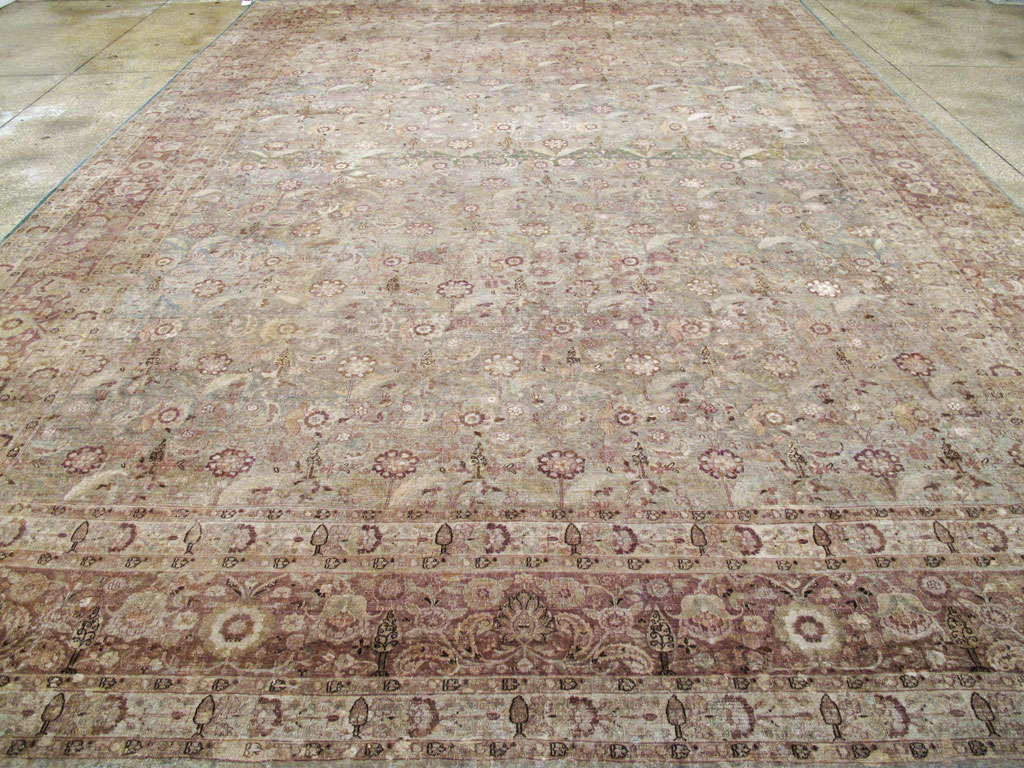 Antique Persian Mashad Carpet, No.18952 - Gsblank