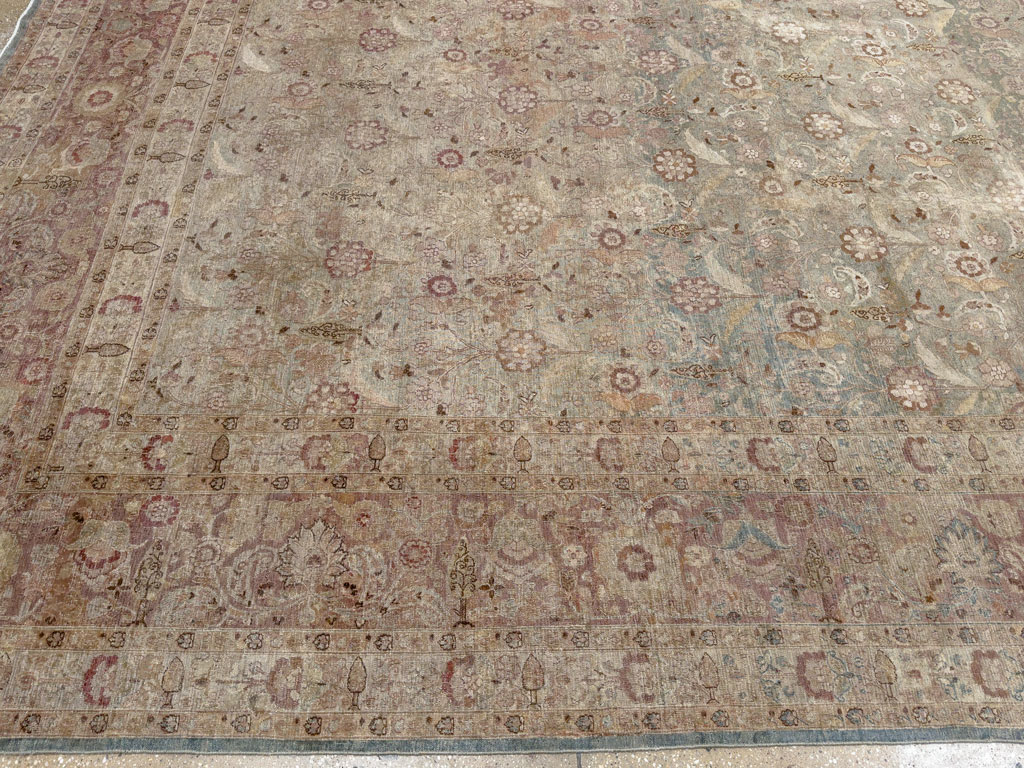 Antique Persian Mashad Carpet, No.18952 - Gsblank