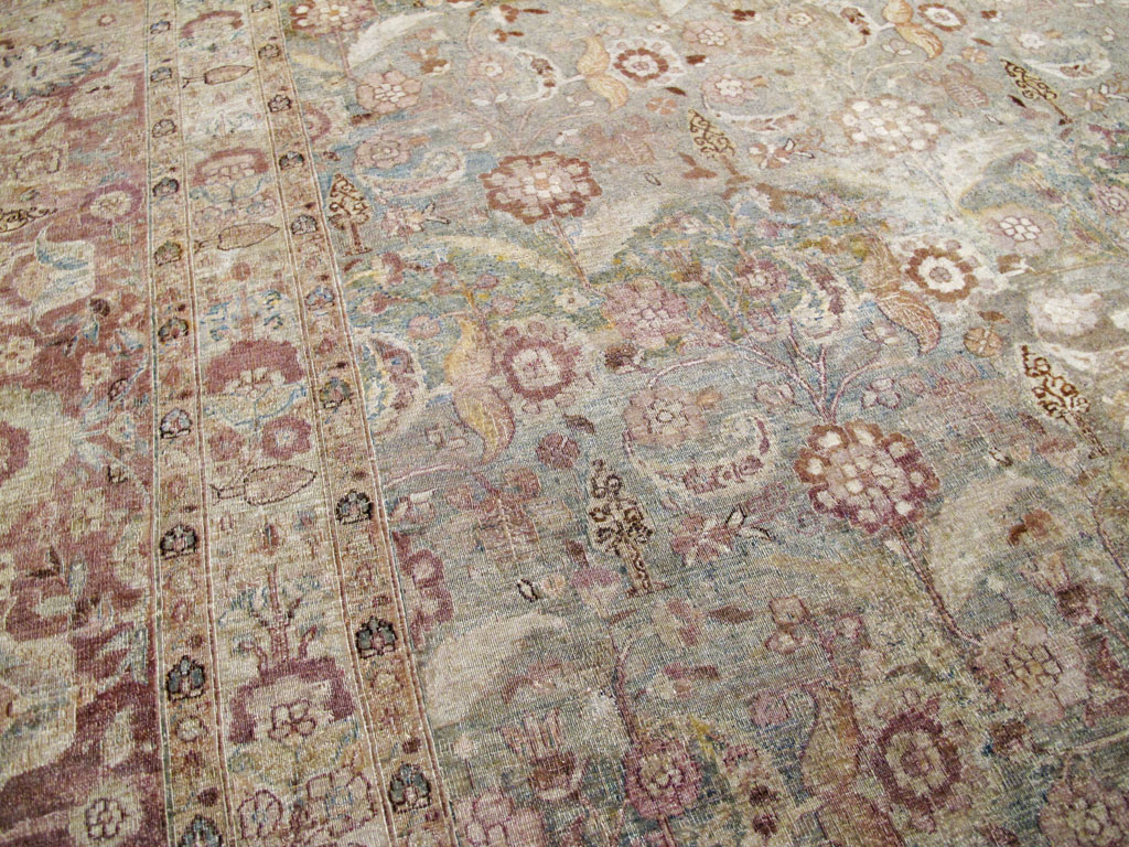 Antique Persian Mashad Carpet, No.18952 - Gsblank