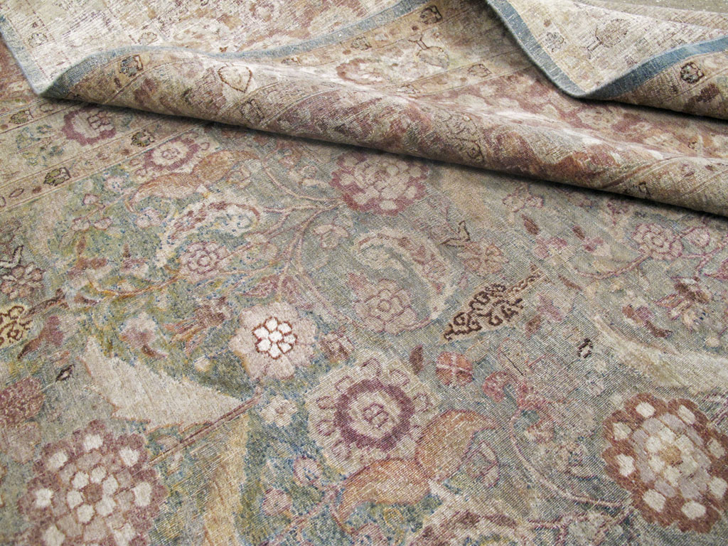 Antique Persian Mashad Carpet, No.18952 - Gsblank