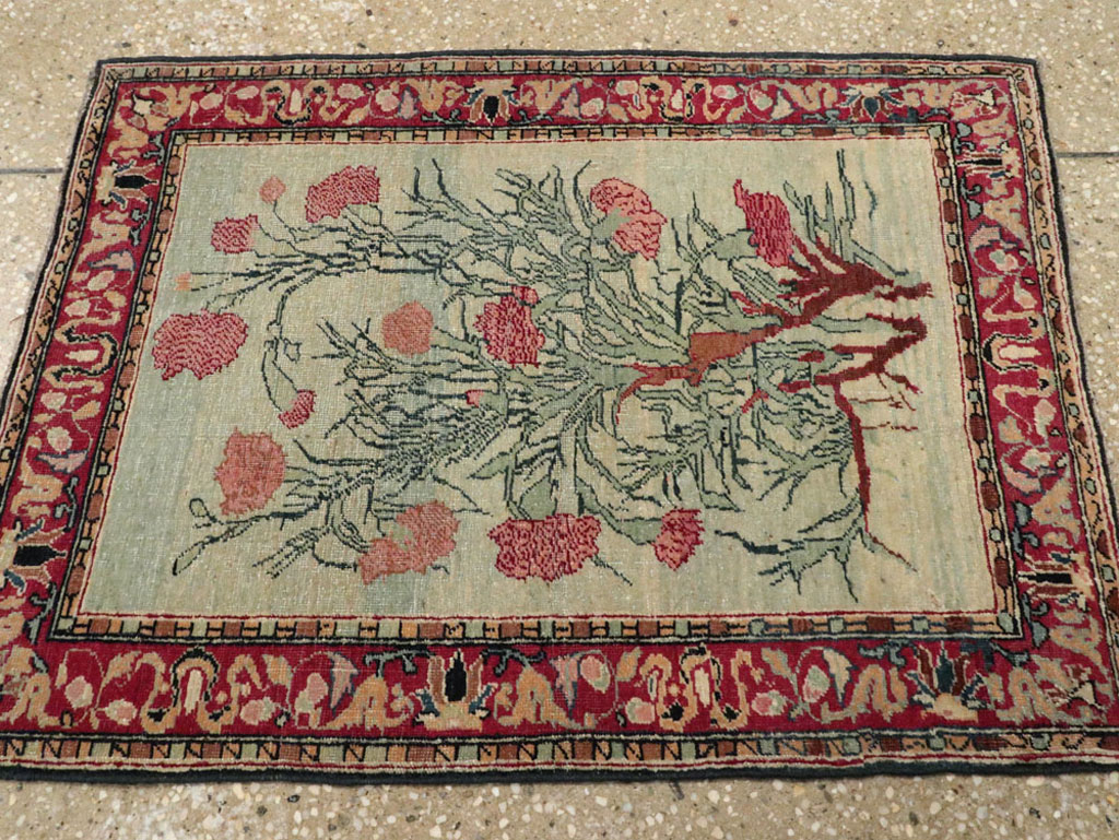Antique Persian Mashad Rug, No.18964 - Gsblank