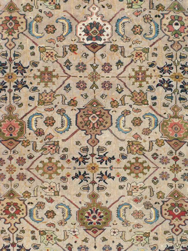 Antique Persian Mahal Carpet, No.18965 - Gsblank