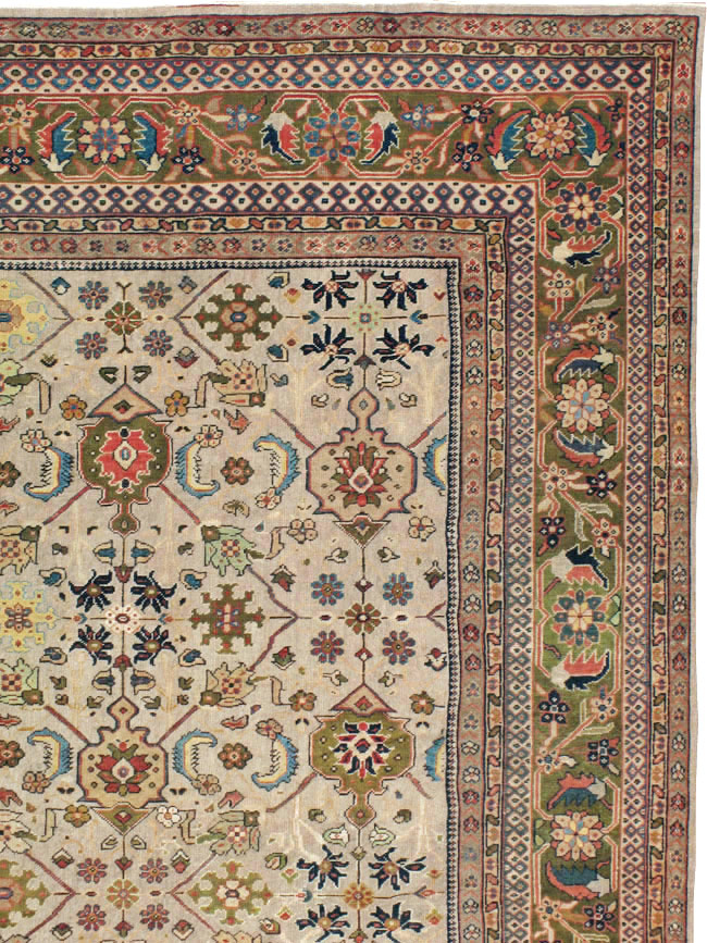 Antique Persian Mahal Carpet, No.18965 - Gsblank