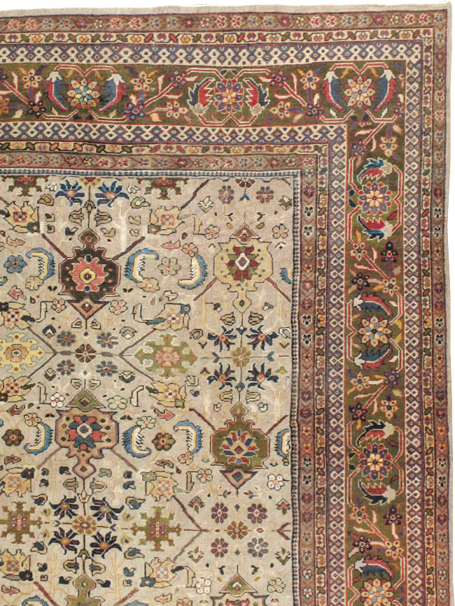 Antique Persian Mahal Carpet, No.18965 - Gsblank