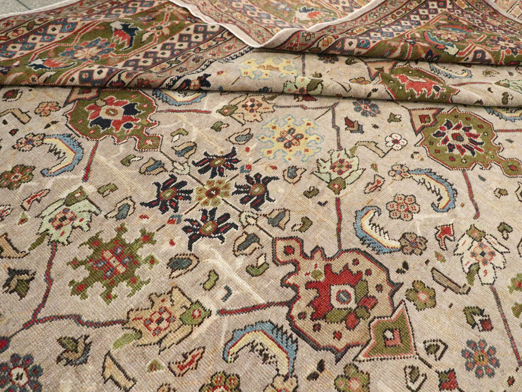 Antique Persian Mahal Carpet, No.18965 - Gsblank