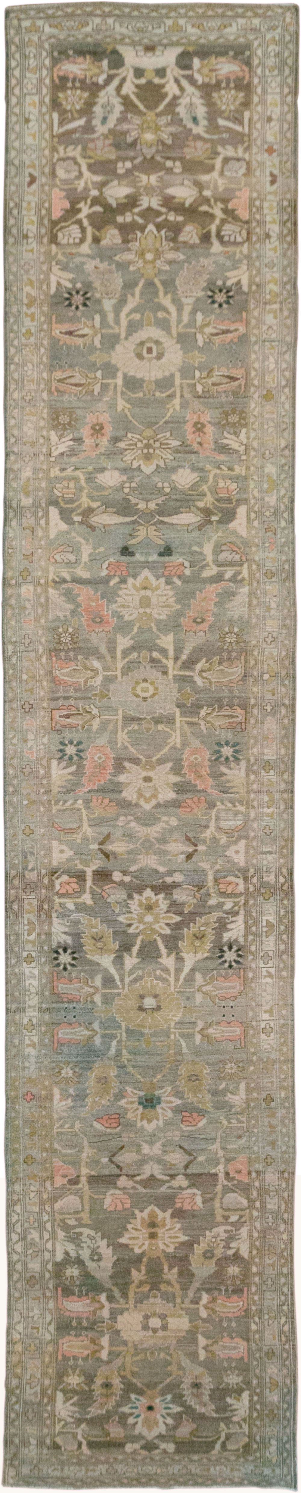 Vintage Persian Malayer Runner, No.19016 - Gsblank