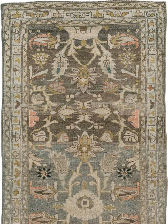 Vintage Persian Malayer Runner, No.19016 - Gsblank