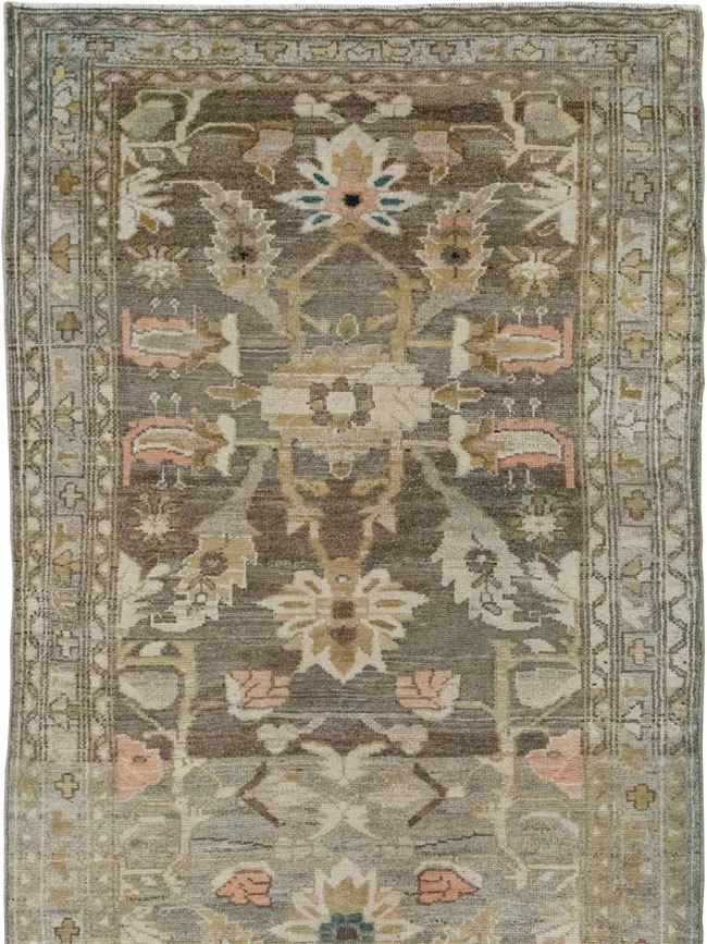 Vintage Persian Malayer Runner, No.19016 - Gsblank
