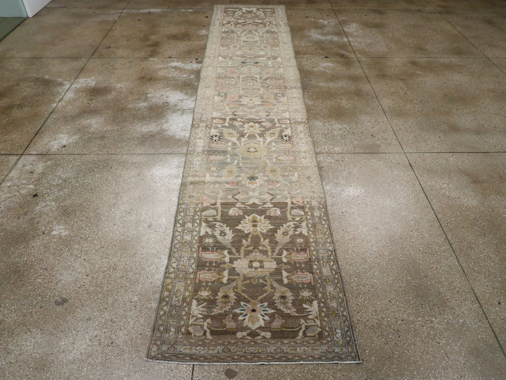 Vintage Persian Malayer Runner, No.19016 - Gsblank
