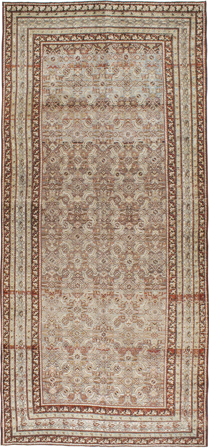 Vintage Persian Malayer Gallery Carpet, No.19017 - Gsblank