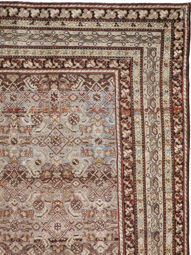 Vintage Persian Malayer Gallery Carpet, No.19017 - Gsblank